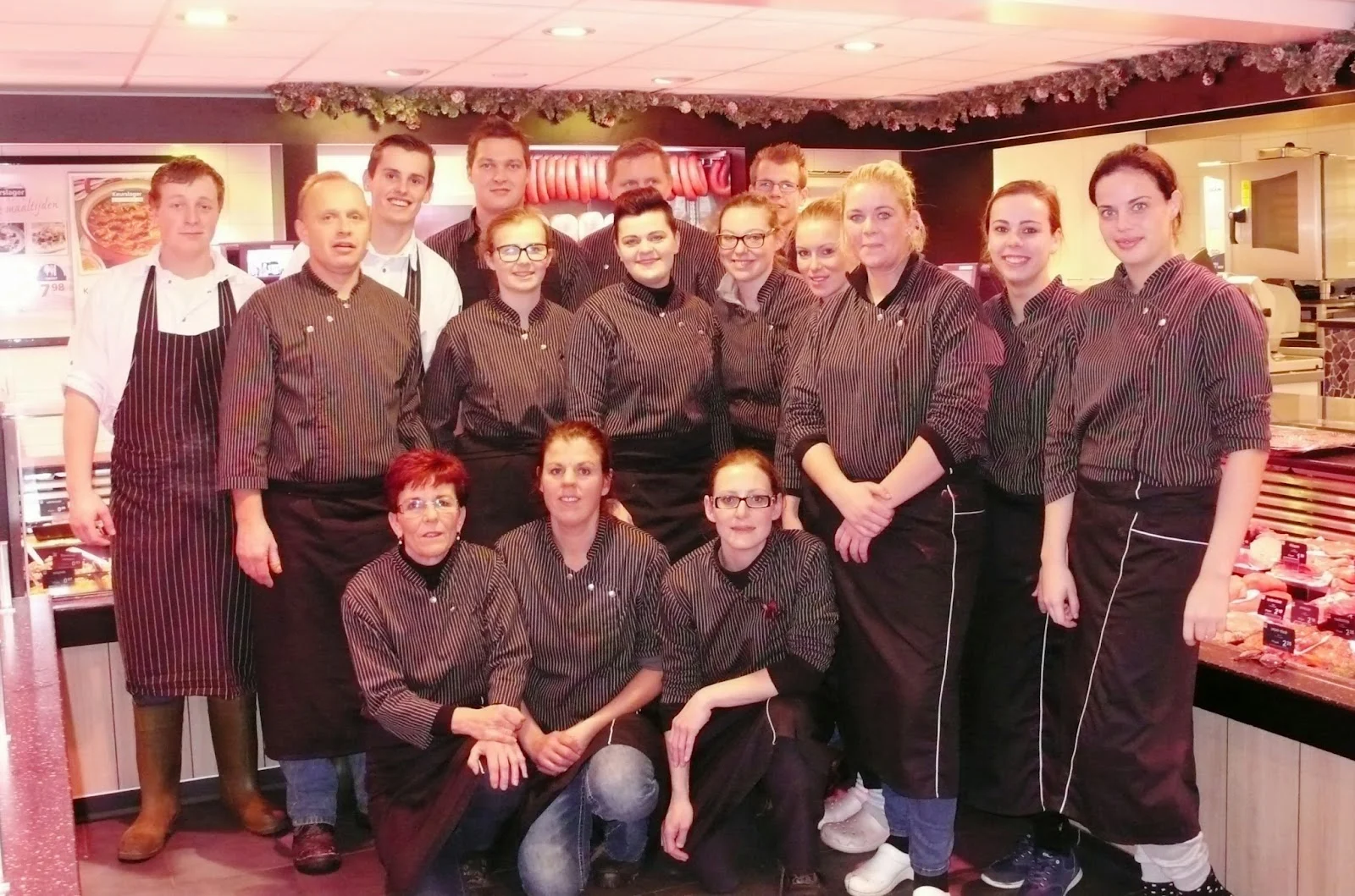 Het team van Keurslagerij Vooys
